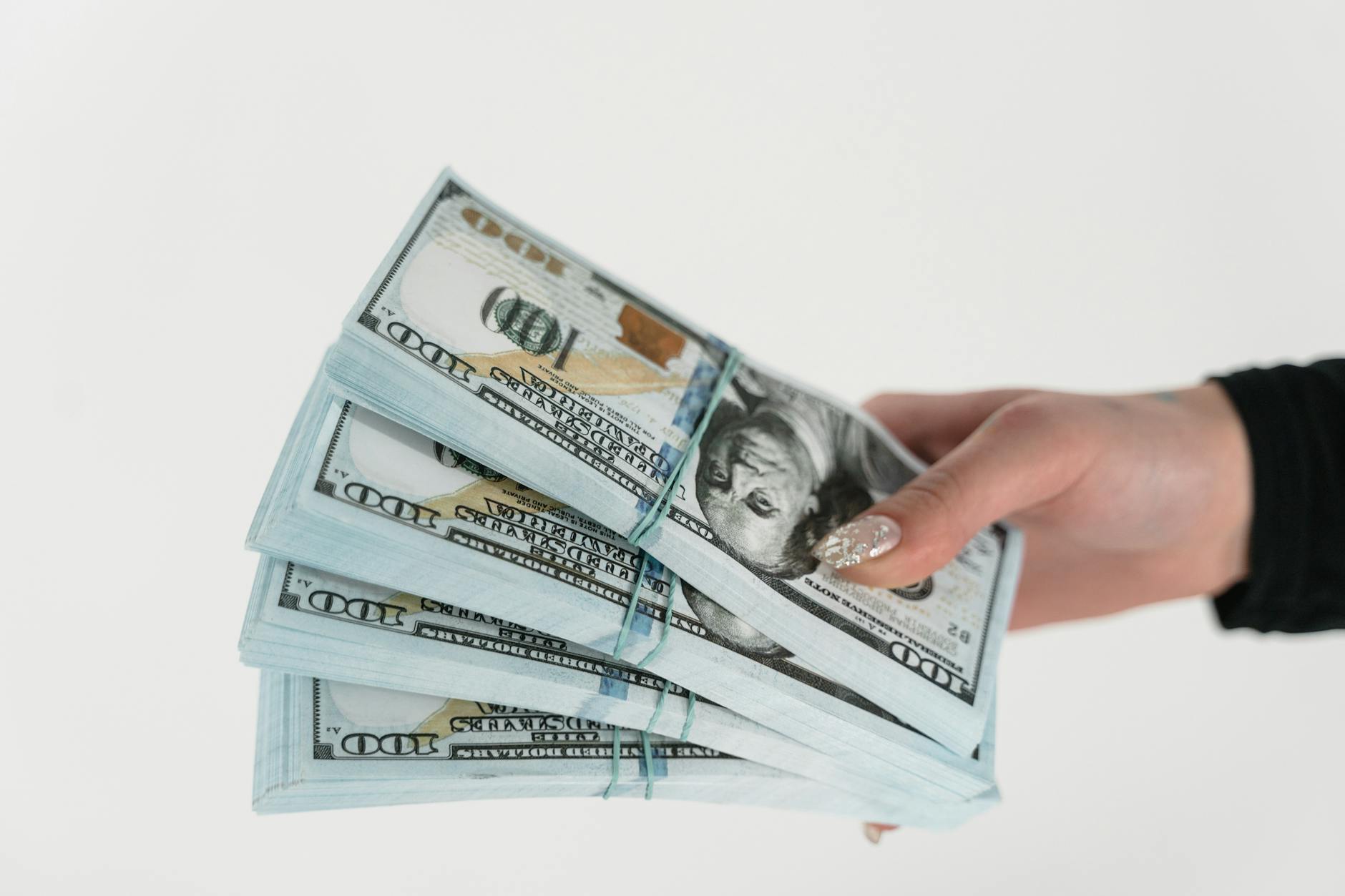 Cash dollars money savings stack