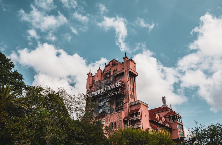 Hollywood Studios Tower of Terror Sunset Boulevard Disney