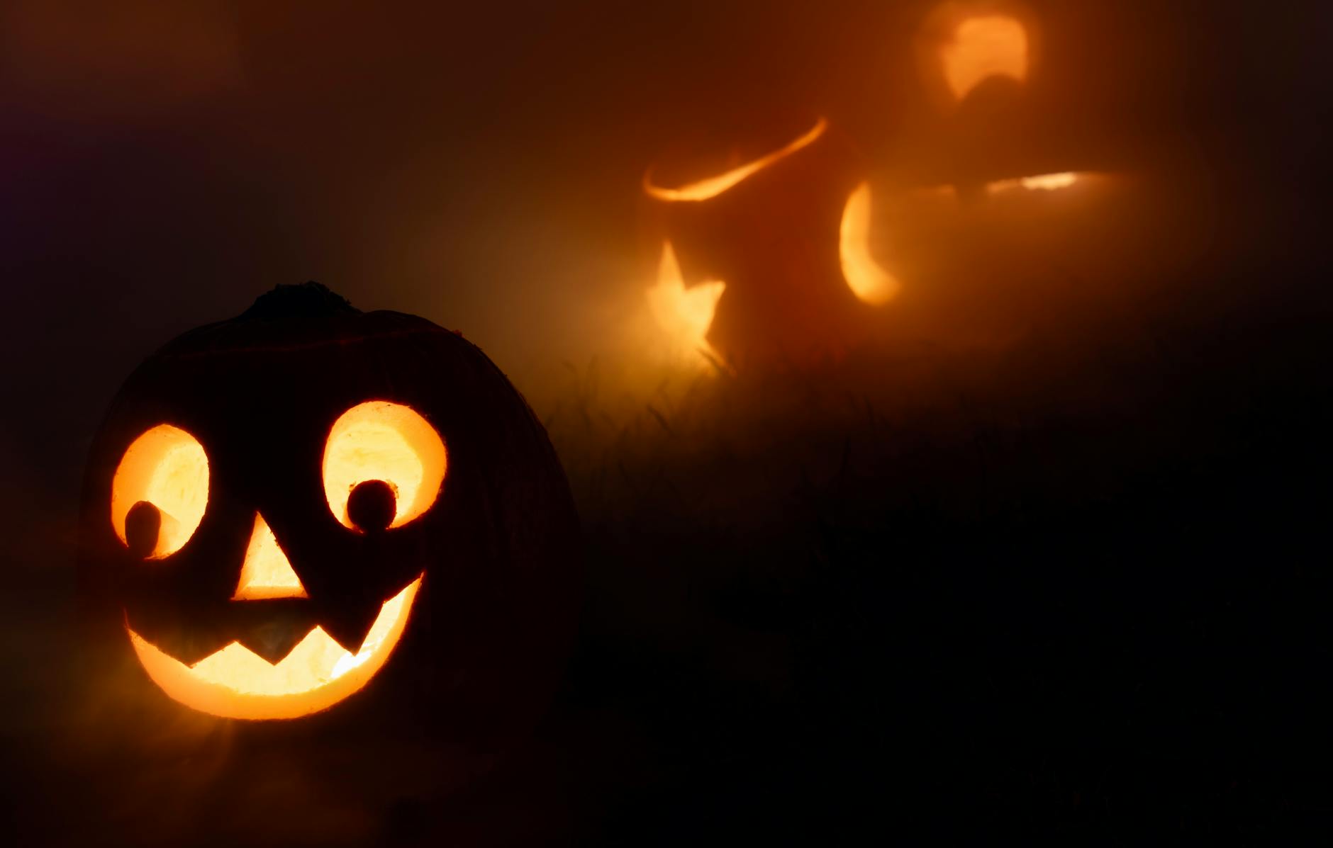 Halloween jack o lantern theme park