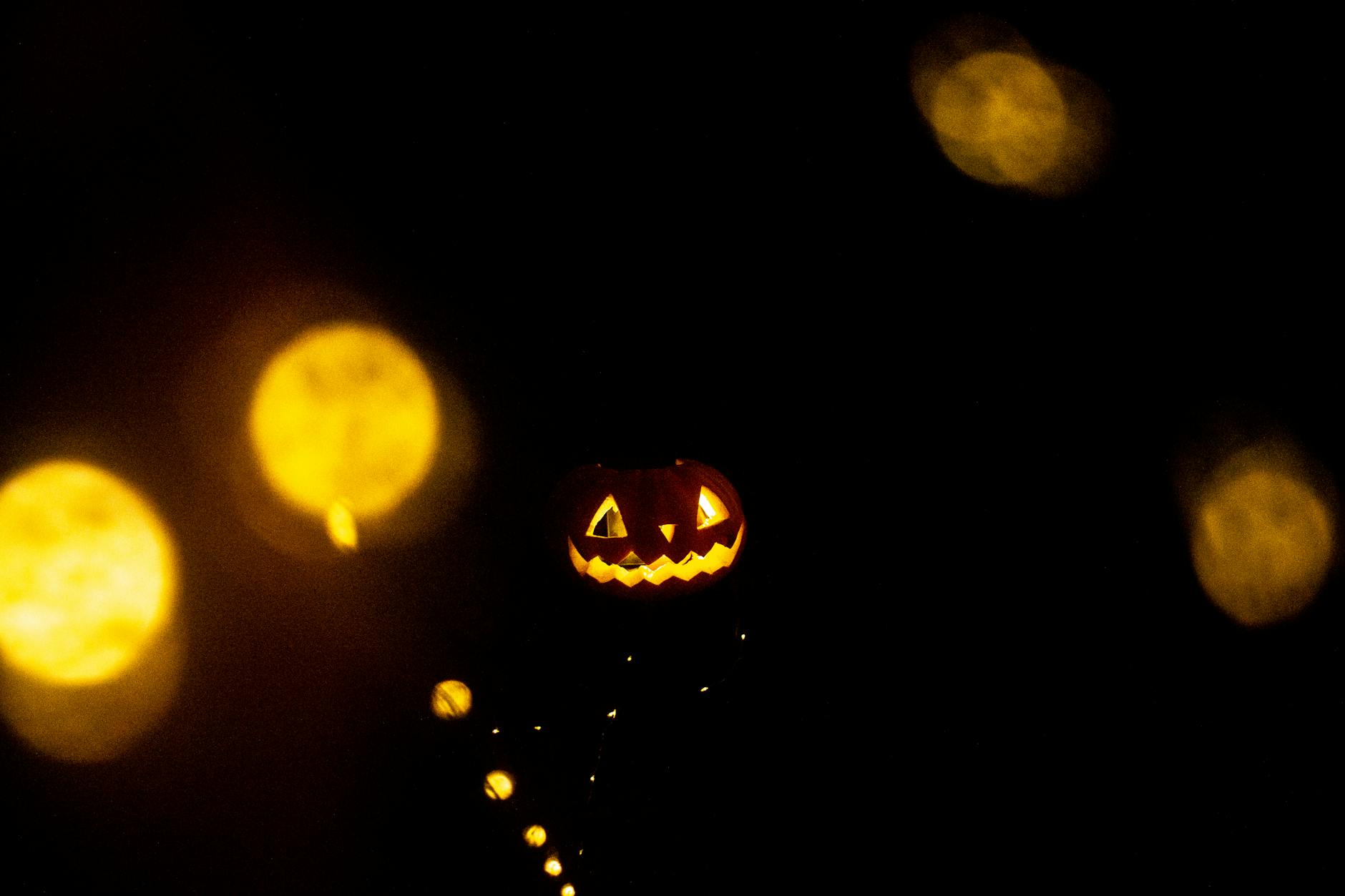 Halloween jack o lantern theme park