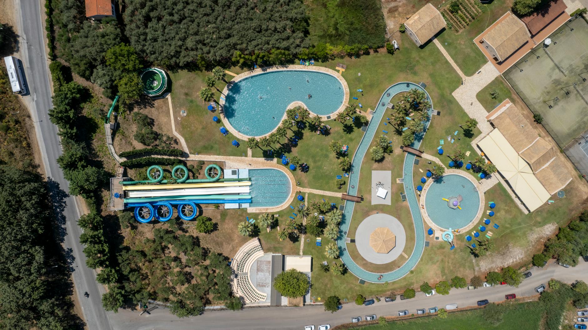 The seasonal Build-A-Raft Lazy River at the LEGOLAND Florida Water Park