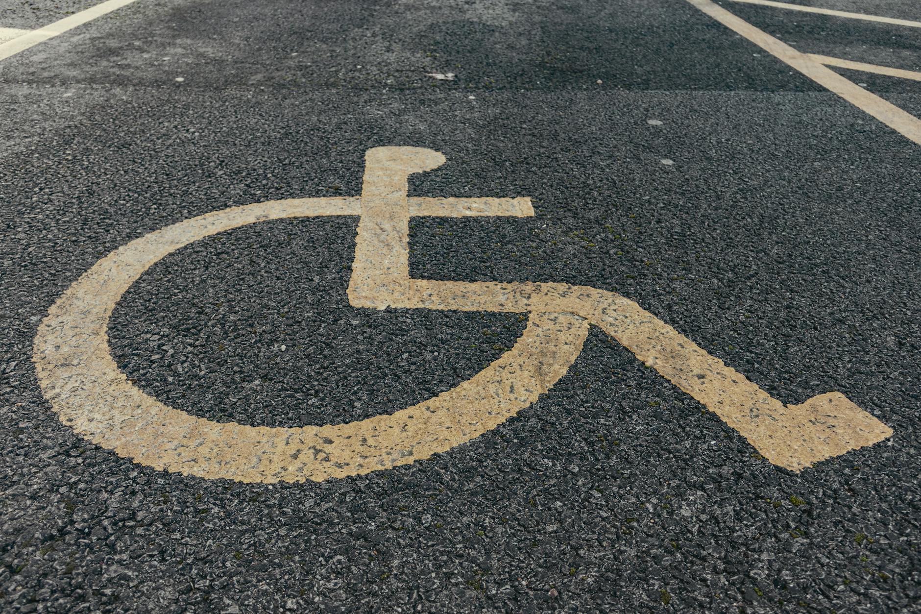 Wheelchair user using an accessible ramp at an Orlando theme park