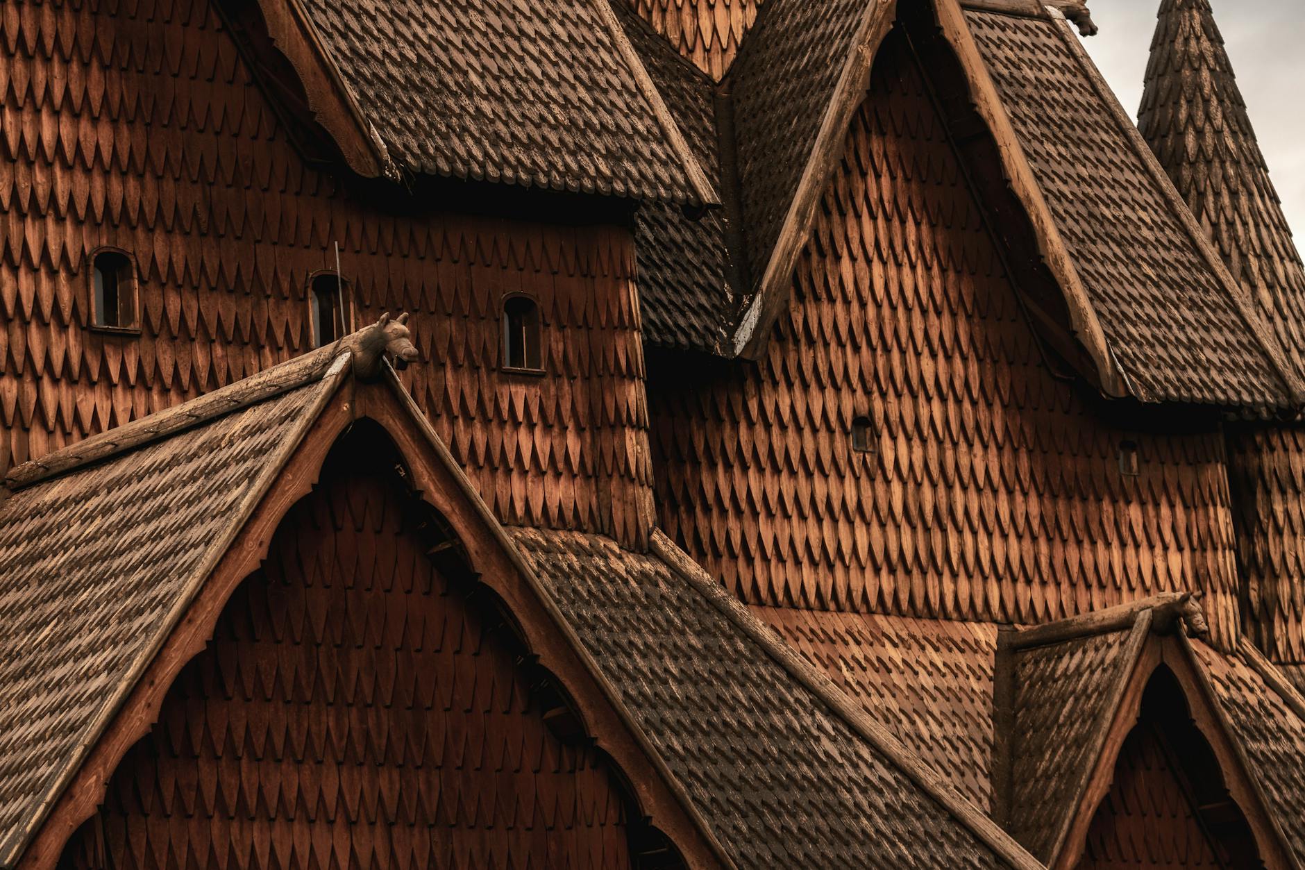 Viking longhouse wooden architecture